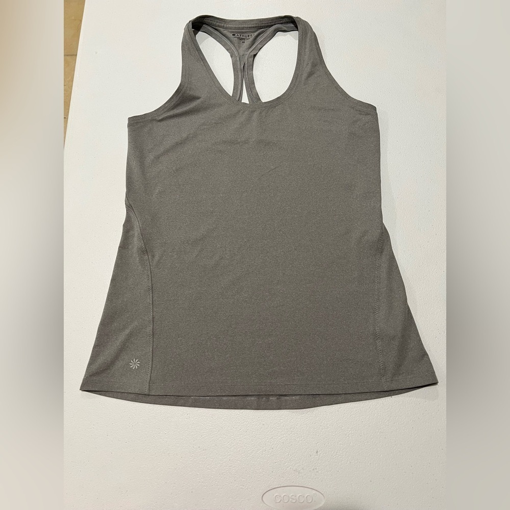 Athleta tanktop racer back grey M